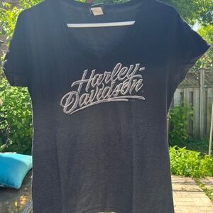 Harley Davidson Ombré Bling Tee